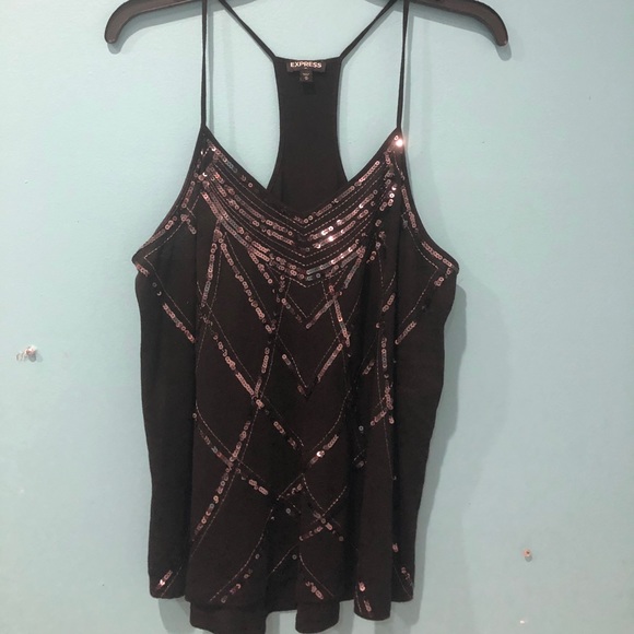 Express Sequin Tank - Picture 1 of 4